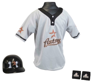 Houston Astros MLB Youth Helmet and Jersey Sets