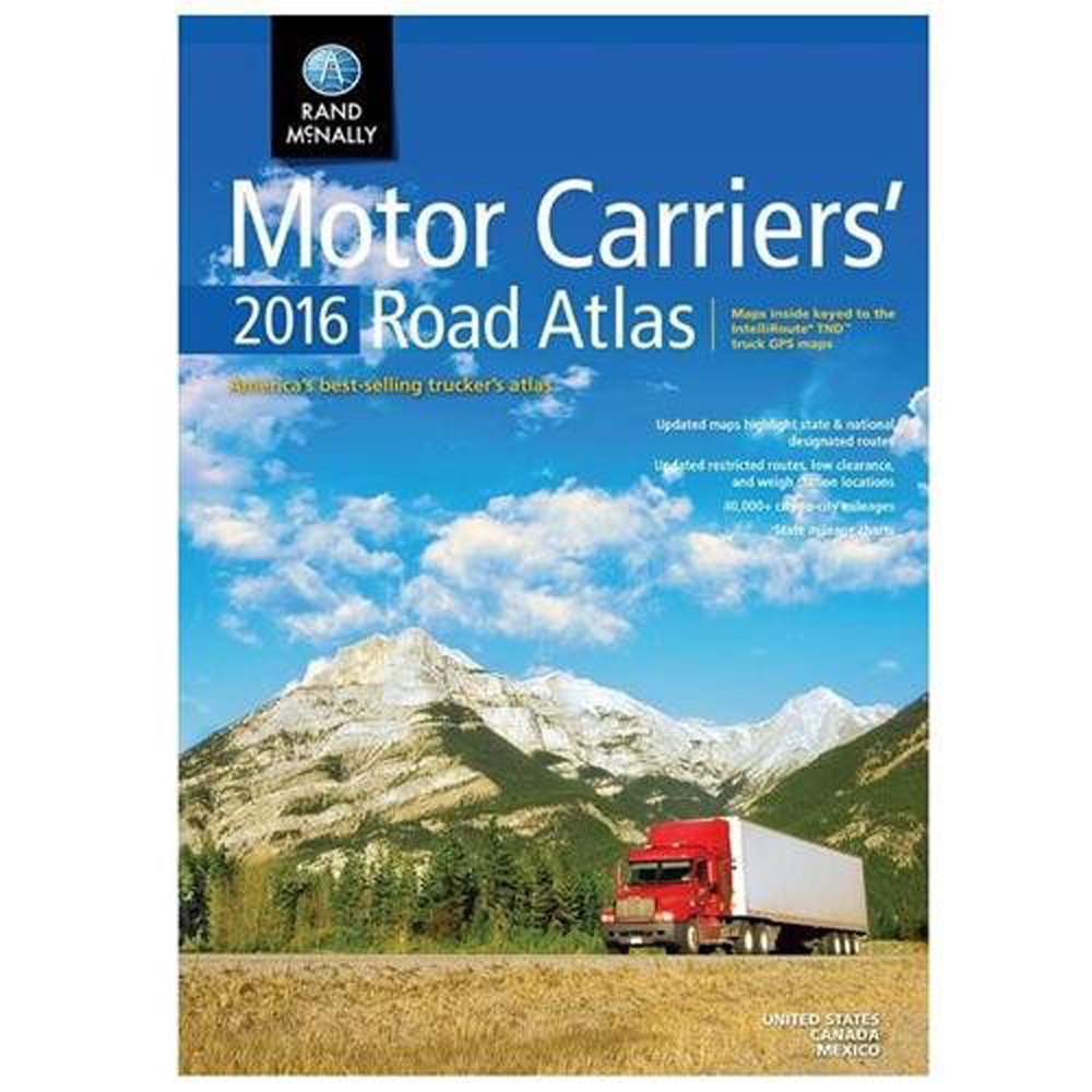 Trucker Maps Truck Maps 2016 Rand McNally Motor Carriers' Road