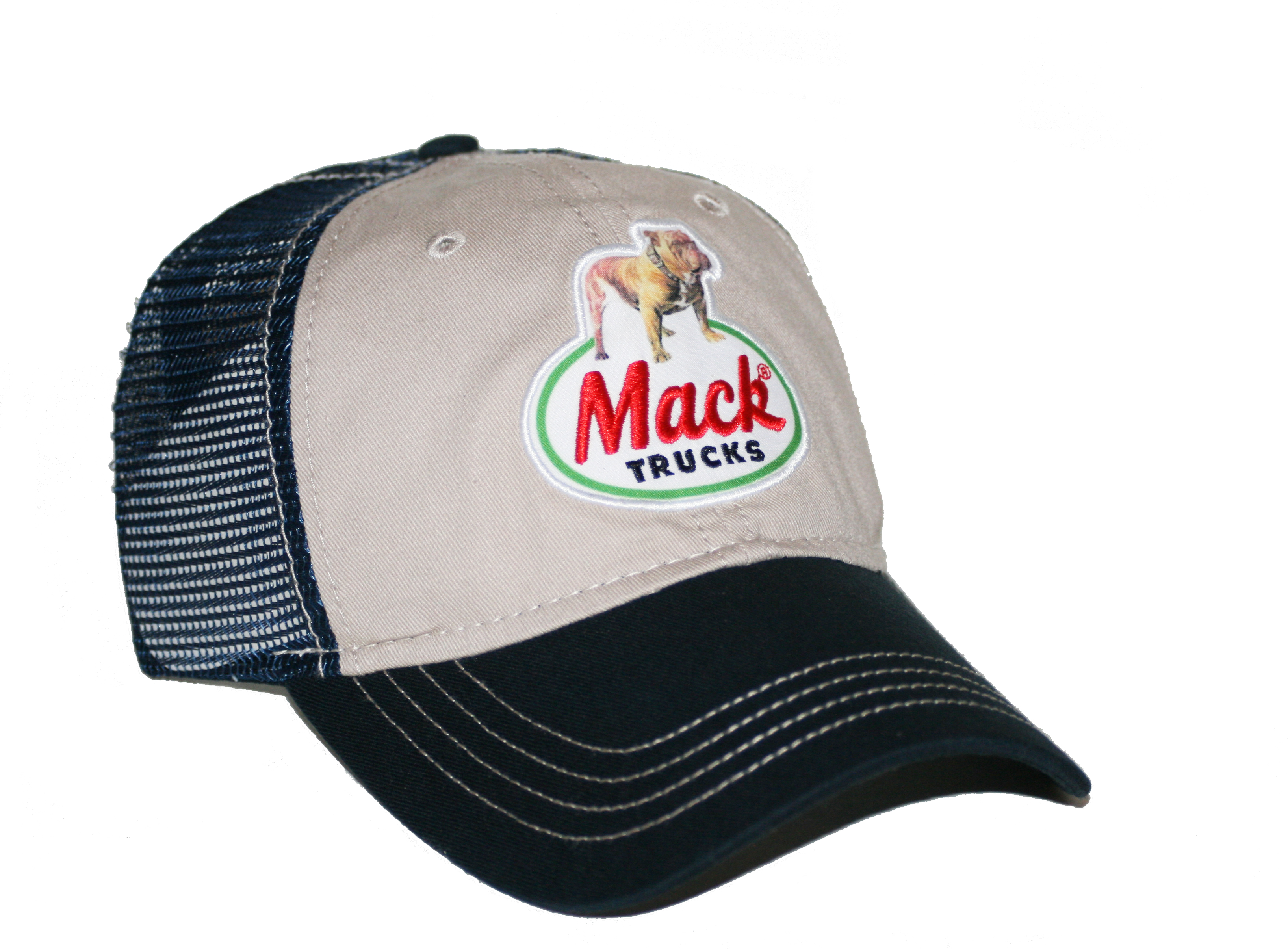 Mack Trucks Blue Mesh Retro Snapback Cap