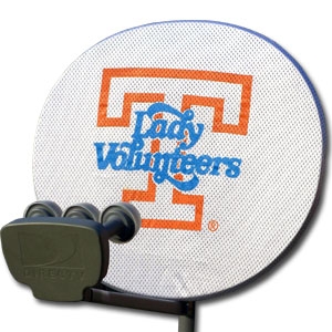 Tennessee "Lady Vols" Volunteers NCAA Satellite Dish Cover by Dish Rags