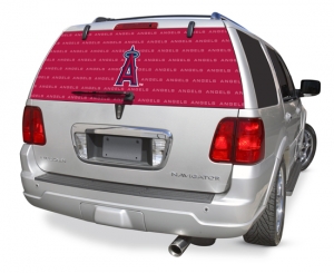 Anaheim Angels MLB Logo ""Rearz"" Glass Tatz Graphic/Decal