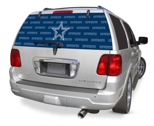 Dallas Cowboys NFL Logo ""Rearz"" Back Windshield Graphic/Decal