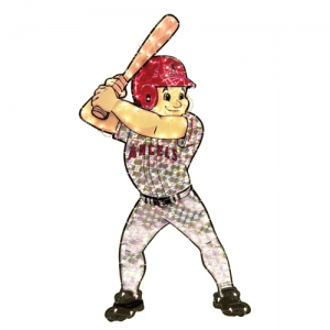 Anaheim Angels 44" MLB Animated Lawn Figure
