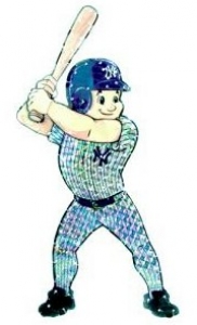 New York Yankees MLB 44" Animated Lawn Figure