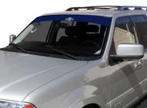 Milwaukee Brewers MLB Logo ""Visorz"" Front Windshield Covering by Glass Tatz