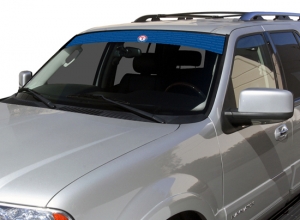 Texas Rangers MLB Logo ""Visorz"" Front Windshield Covering by Glass Tatz