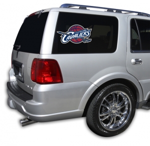 Cleveland Cavaliers NBA Logo ""Cutz"" One Way Glass Covering by Glass Tatz