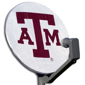 Texas A&M Aggies NCAA Satellite Dish Cover by Dish Rags