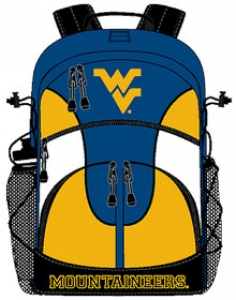 West Virginia Mountaineers NCAA School Backpack