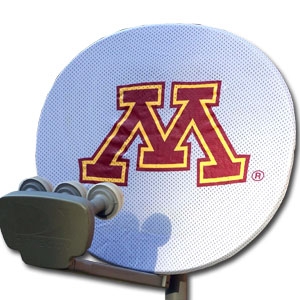 Minnesota Golden Gophers NCAA Satellite Dish Cover by Dish Rags