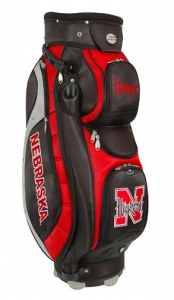 Nebraska Cornhuskers NCAA Lettermans Club II Cooler Golf Cart Bag