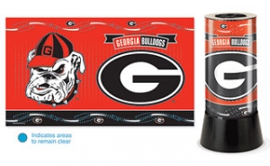 Georgia Bulldogs Rotating Desk Lamp