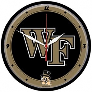 Wake Forest Demon Deacons NCAA Round Wall Clock