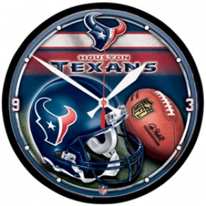 Houston Texans NFL Round Wall Clock by Wincraft