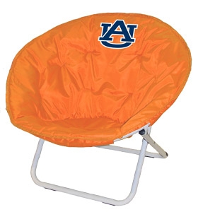 Auburn Tigers NCAA Adult Orange Sphere Gaming/Dorm Room Lounge Chair