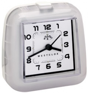 Salton at Home Keywound Good Morning Alarm Clock - Almond Case