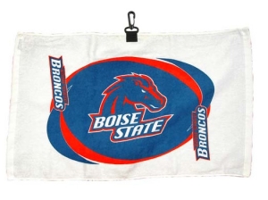 Boise State Broncos NCAA Printed Hemmed Golf Towel