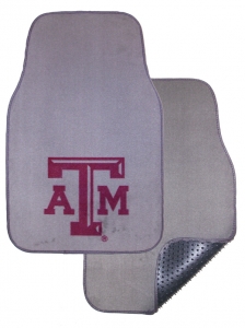 Texas A&M Aggies 2pc Grey Universal Car Floor Mats