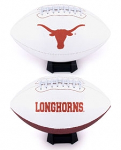 Texas Longhorns Embroidered Signature Series Football