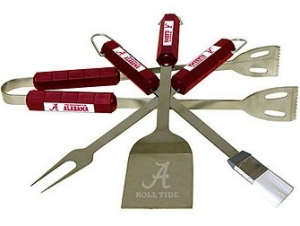 Alabama Crimson Tide Stainless Steel BBQ Utensil Set