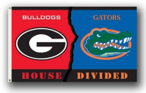Florida Gators / Georgia Bulldogs Rivalry 3 x 5 Flag