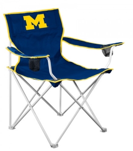 Michigan Wolverines NCAA Deluxe Nylon Tailgate Chair