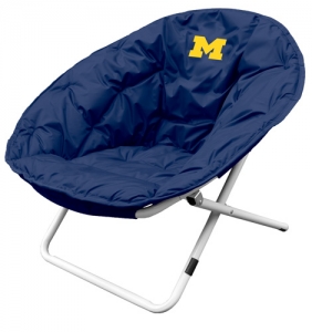 Michigan Wolverines NCAA Adult Sphere Gaming/Dorm Room Lounge Chair