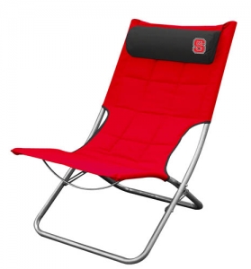 NC State Wolfpack "The Lounger" Tailgating Chair