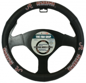 Alabama Crimson Tide Leather Steering Wheel Cover