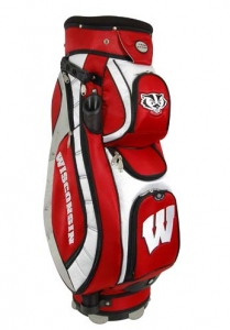 Wisconsin Badgers NCAA Lettermans Club II Cooler Golf Cart Bag w/Free Shipping
