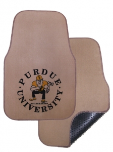 Purdue Boilermakers 2pc Beige Universal Car Floor Mats