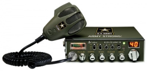 29LTD Classic 40 Channel Mobile CB Radio w/ Army Strong Logo and Green Finish