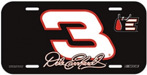 Dale Earnhardt Sr. #3 License Plate-CLOSEOUT