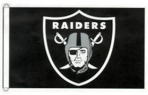 Oakland Raiders NFL 3 x 5 Banner Flag