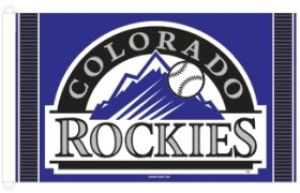 Colorado Rockies MLB 3 x 5 Banner Flag