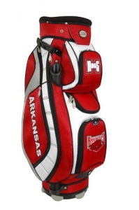 Arkansas Razorbacks NCAA Lettermans Club II Cooler Golf Cart Bag