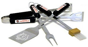 Cincinnati Bengals Stainless Steel BBQ Utensil Set