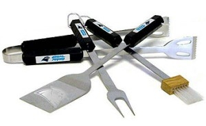Carolina Panthers Stainless Steel BBQ Utensil Set