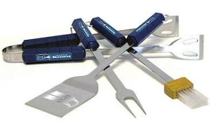 Seattle Seahawks Stainless Steel BBQ Utensil Set