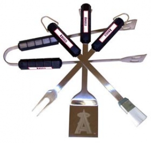 Anaheim Angels Stainless Steel BBQ Utensil Set