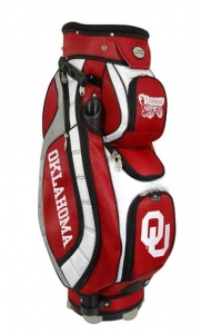 Oklahoma Sooners NCAA Lettermans Club II Cooler Golf Cart Bag