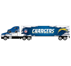 San Diego Chargers 2009 1:80 Collectible Peterbilt Tractor Trailer