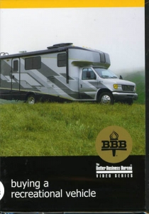 DVD: Better Business Bureau: Buying a Recreational Vehicle