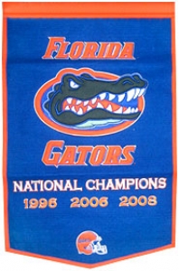 Florida Gators 24"x36" Dynasty Wool Banner