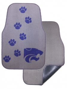 Kansas State Wildcats 2pc Grey Universal Car Floor Mats