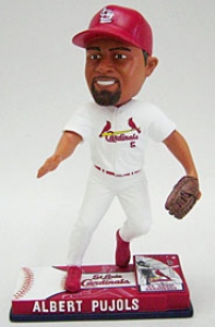 St. Louis Cardinals Albert Pujols Forever Collectibles On Field Bobble Head