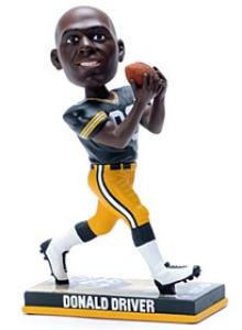 Green Bay Packers Donald Driver Forever Collectibles Photo Base Bobble Head