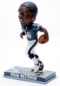 Philadelphia Eagles Brian Westbrook Forever Collectibles Photo Base Bobble Head