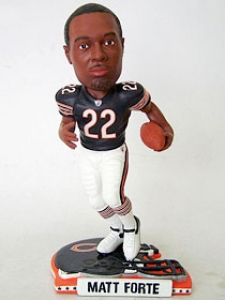 Chicago Bears Matt Forte Forever Collectibles Helmet Base Bobble Head