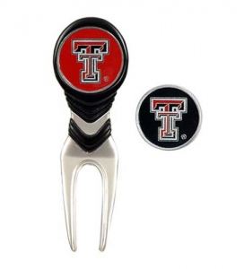 Texas Tech Red Raiders NCAA Golf Ball Mark Repair Tool